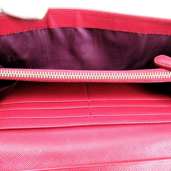 PRADA wallet pink leather Authentic used - Picture 6 of 8